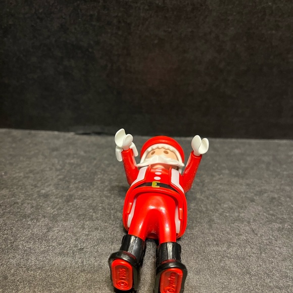 Playmobil Christmas Santa Claus 1986 collectible ST Nick white beard vintage - Picture 6 of 6